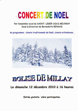 concert de noel millay 12112010