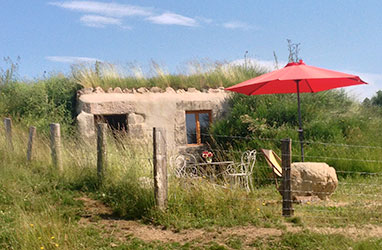 Cabanes sous terre - cabane du berger