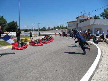 d�part karting 